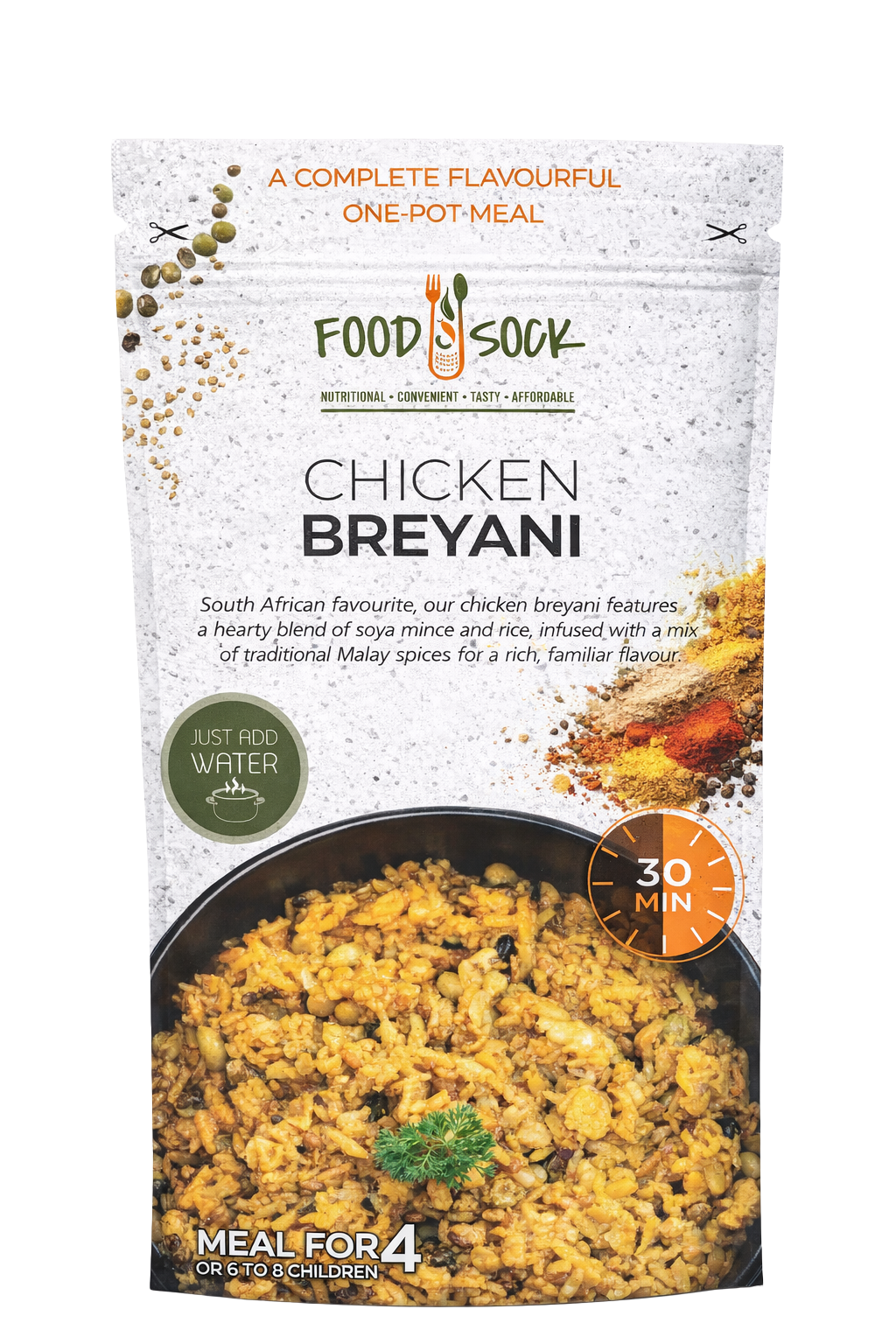 Food Sock Chicken Breyani Flavour pack