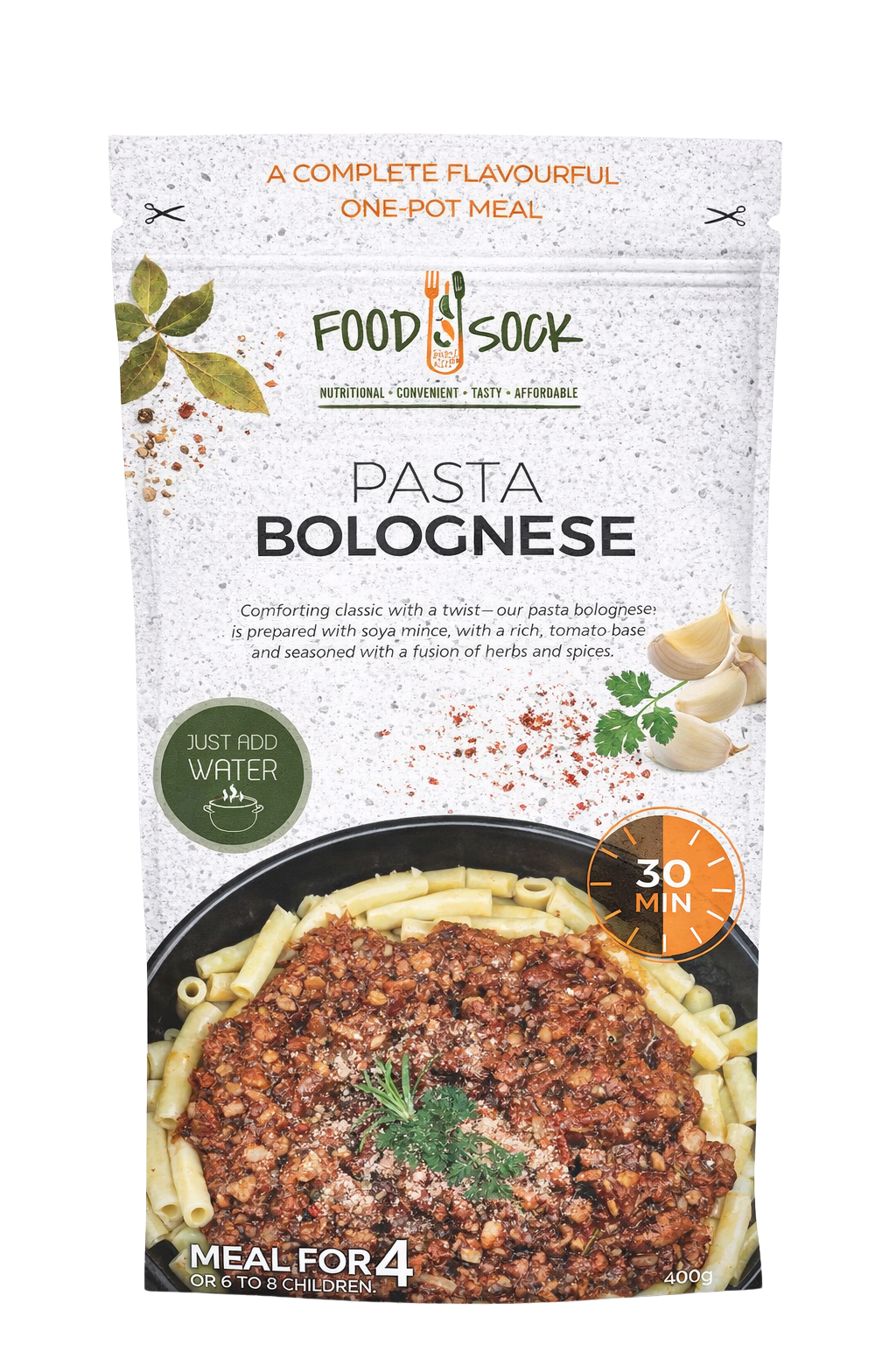 Food Sock Pasta Bolognaise pack