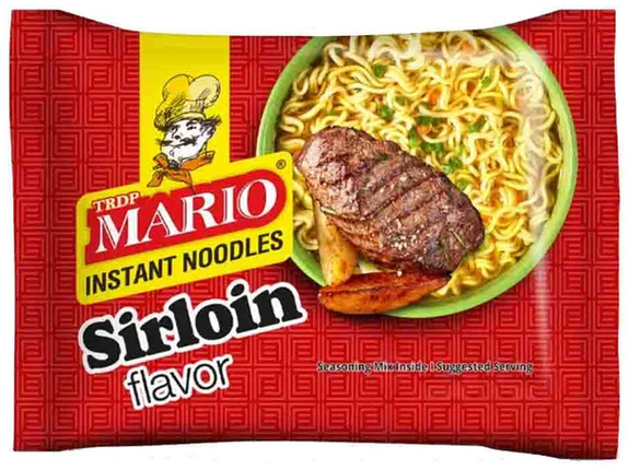 Mario Sirloin Flavour instant noodles