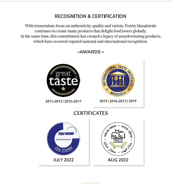 Suhana recognition and certification details